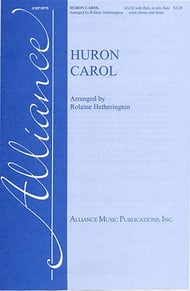 Huron Carol SATB choral sheet music cover